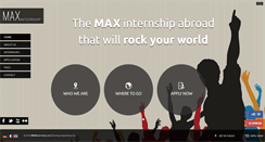 Desktop Screenshot of maxinternship.com