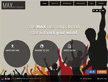 Tablet Screenshot of maxinternship.com